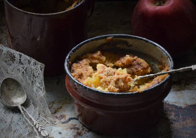 Crumble pomme et mangue