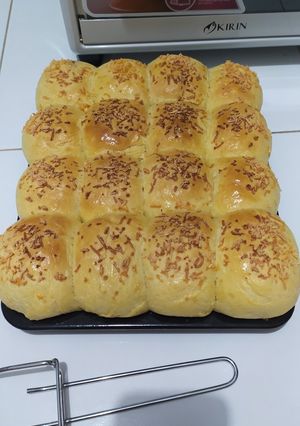 Foto resep Roti sobek ubi kuning no mixer 🍞