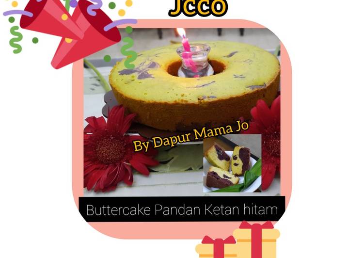 Buttercake Pandan Ketan Hitam 🤩