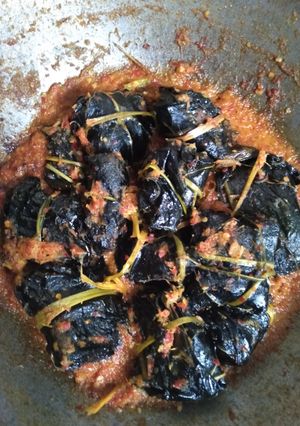 Foto resep Buntil Daun Mengkudu Pedas