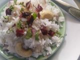 क्रेनबेरी जिरा राइस (Cranberry Jeera Rice Recipe In Marathi)