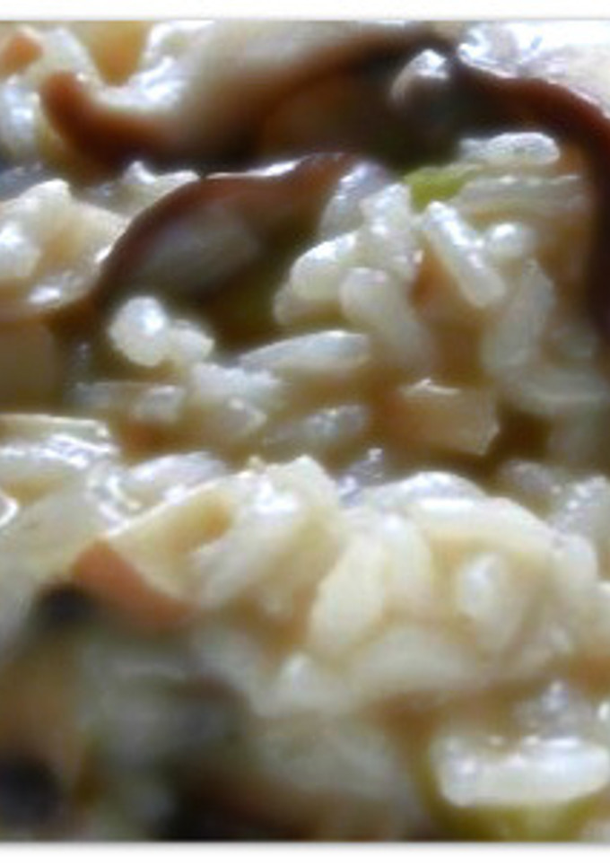 Una foto de Risotto de setas exprés