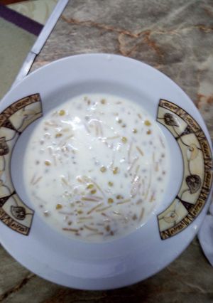 صورة لوصفة بليله باللبن