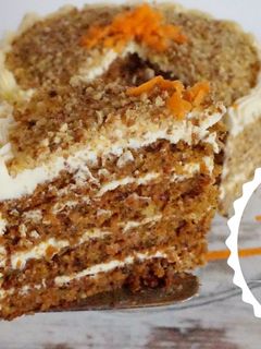 Una foto de Tarta de zanahoria o Carrot cake