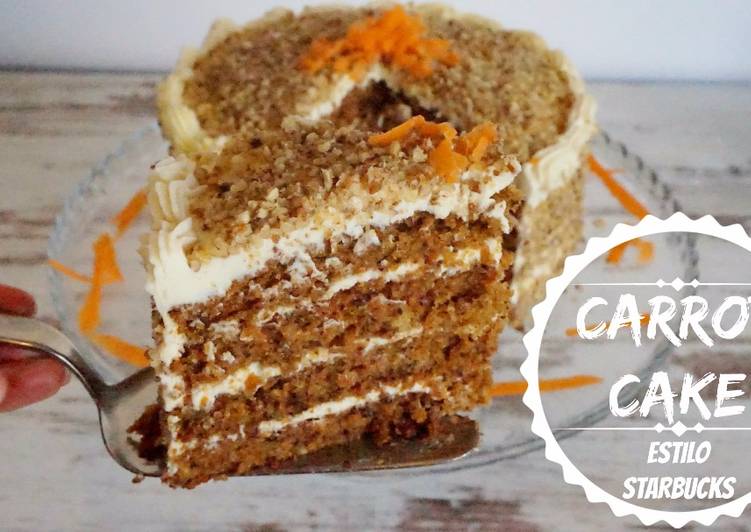 Tarta de zanahoria o Carrot cake