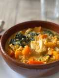 Curry de poisson et légumes