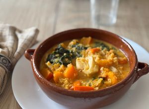 Une photo de Curry de poisson et légumes