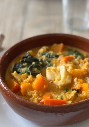 Une photo de Curry de poisson et légumes