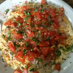 A picture of Masala papad.