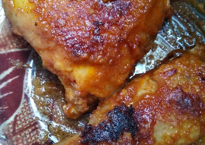 Ayam bakar taliwang dengan teflon