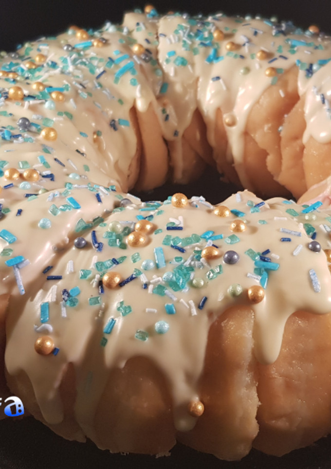 Una foto de Tarta de Donuts