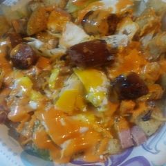 Breakfast Salad/ A Hot Mess A picture of Breakfast Salad/ A Hot Mess.