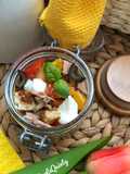 Deconstructed Bruschetta (in a Jar)