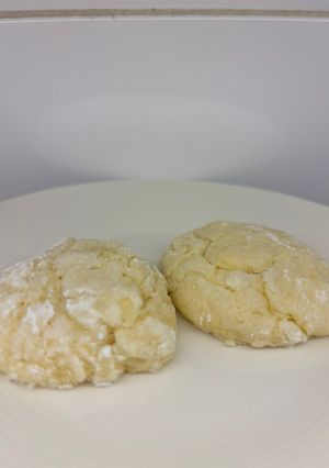 Una foto de Galletitas de limón y azúcar impalpable