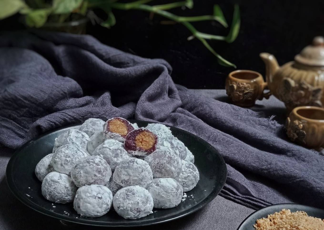 Resep Mochi Tepung Ketan Hitam (Masak teflon) Resep Mochi Tepung Ketan Hitam (Masak teflon)