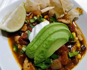 The New Way Prepare Recipe Southweststyle chicken soup Delicious Perfect