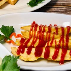 A picture of Fried sweet potato.
