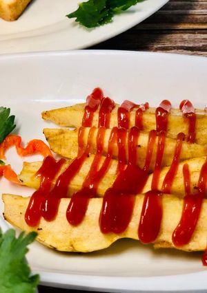 A picture of Fried sweet potato.