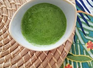 Una foto de Salsa de cilantro