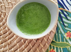 Una foto de Salsa de cilantro