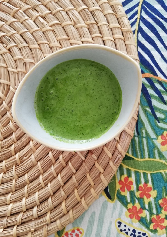 Una foto de Salsa de cilantro