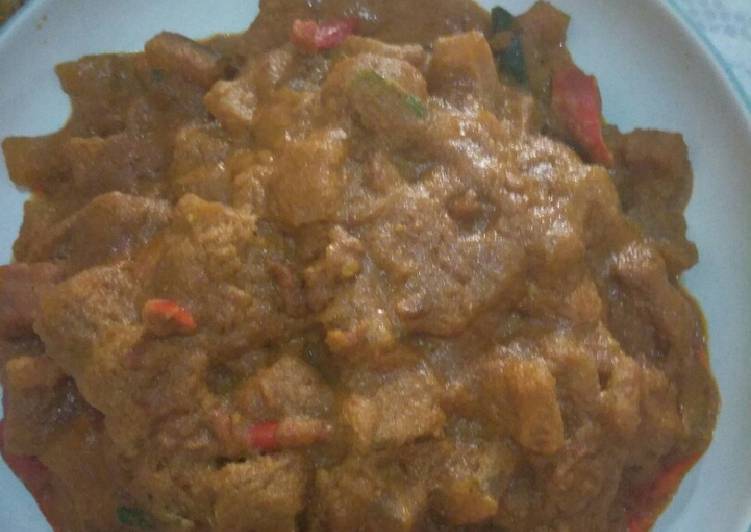 Bumbu Kikil &amp; tempe bumbu kacang | Cara Bikin Kikil &amp; tempe bumbu kacang Yang Menggugah Selera