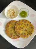 Chena Stuffed Methi Paratha 🫓