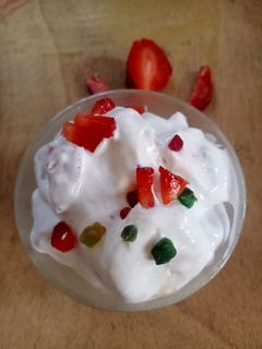 क्रीम फ्रूटस (cream fruits recipe in Hindi) रेसिपी मुख्य फोटो