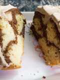 Budín Marmolado de café y vainilla