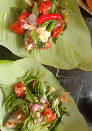 Foto resep Pepes Ikan asin peda