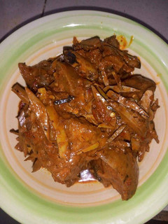 A picture of Ugba with pomo.