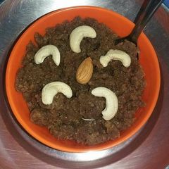 A picture of Aate ka halwa.