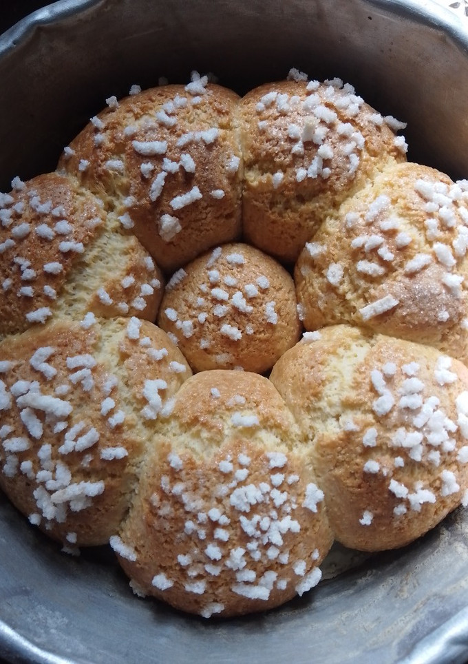 Una foto de Scons crocantes y dulces hecho con polenta y harina!