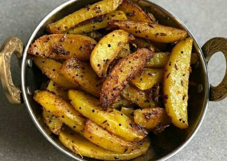 Easiest Way to Prepare Super Quick Homemade Jeera aloo