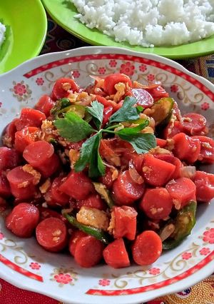 Foto resep 🍃Sosis Telor Orak Arik Asam Manis🍃