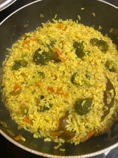 Una foto de Pulao de verduras y arroz