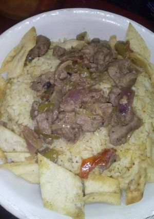 صورة لوصفة فته شاورما الكبدة