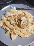 Pasta penne a la crema