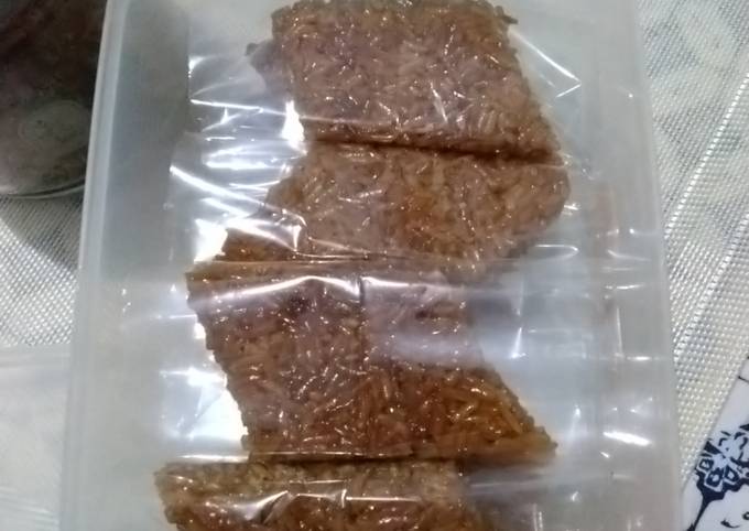 Cara Membuat Wajik endes daun jeruk dan jahe Sederhana Dan Enak