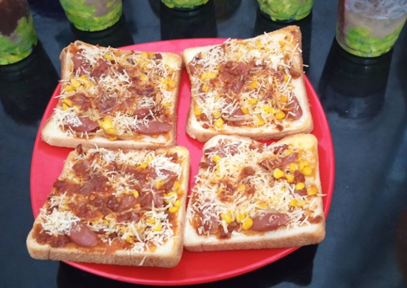Pizza Roti tawar simple...enak