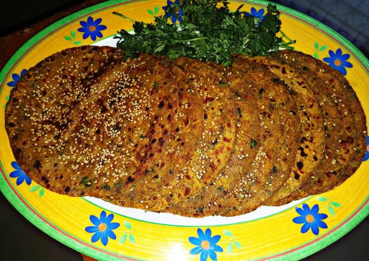 Pumpkin parathas