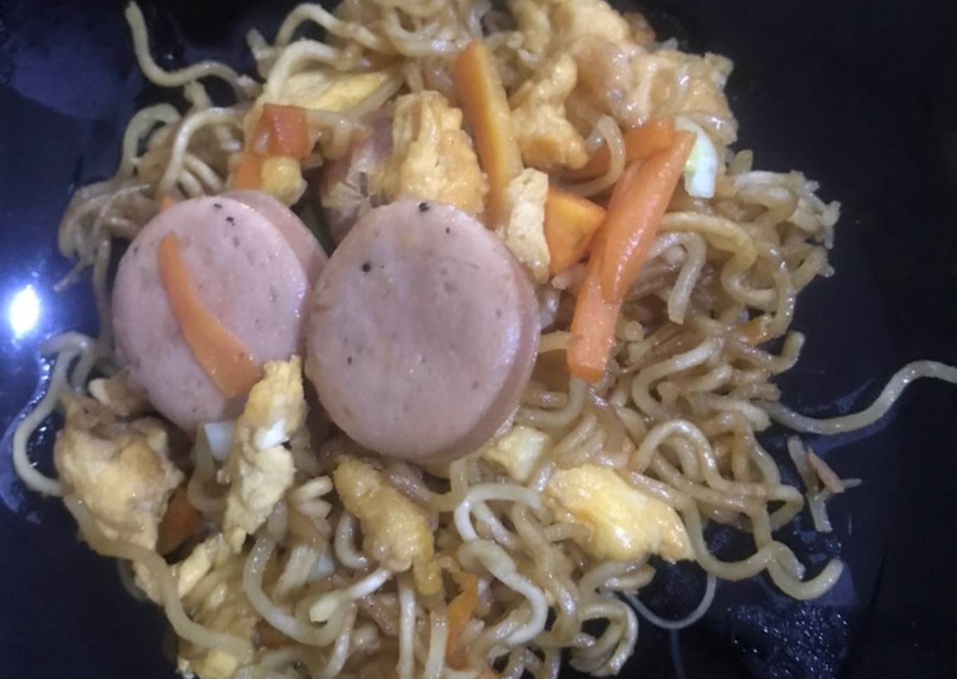 Mie Goreng Sosis Dikecapin Aja - Bekal Anak Sekolah