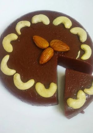 A picture of Beetroot muscoth halwa.