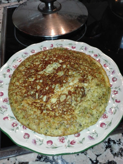 Una foto de Tortilla de brócoli. Receta vegetariana