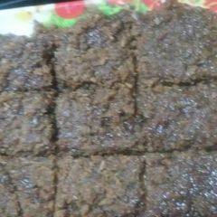 A picture of Choco coconut burfi.