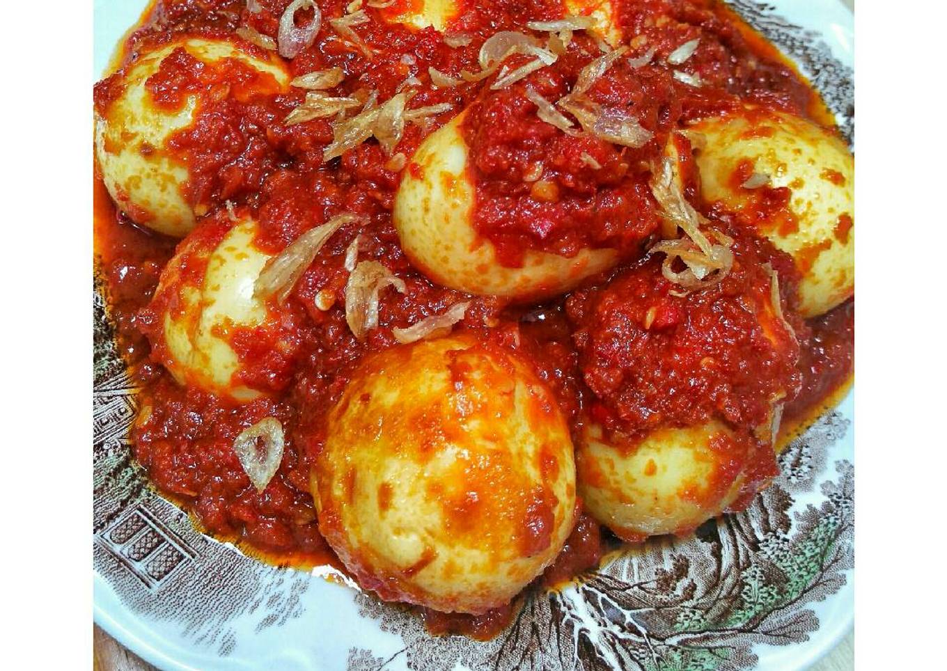 Balado Telur Pedas