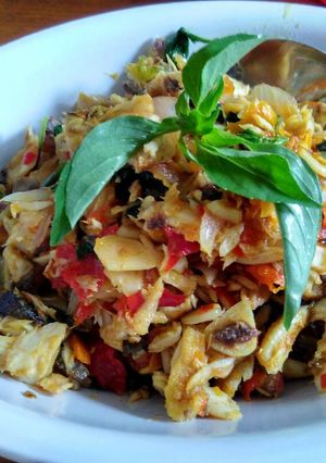 Foto resep Tumis ikan tongkol Suwir pedas