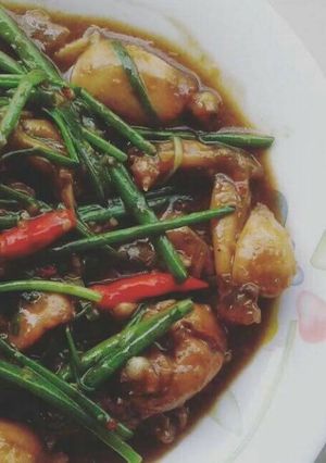 Hình của món Cơm ếch Singapore.