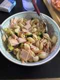 Salade de pâtes au jambon de poulet