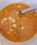 Sopa de pescado tipo Chupe